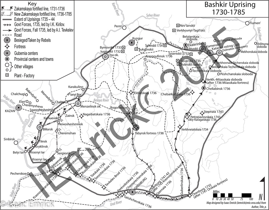 Bashkir Uprising: 1730-1785