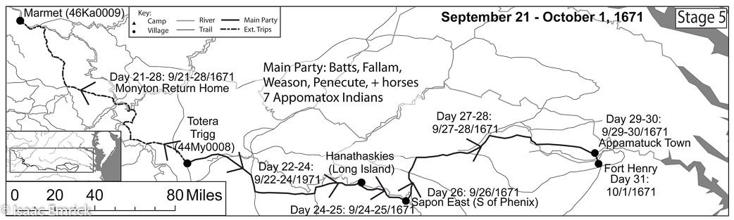 Batt and Fallam Expedition, Stage 5