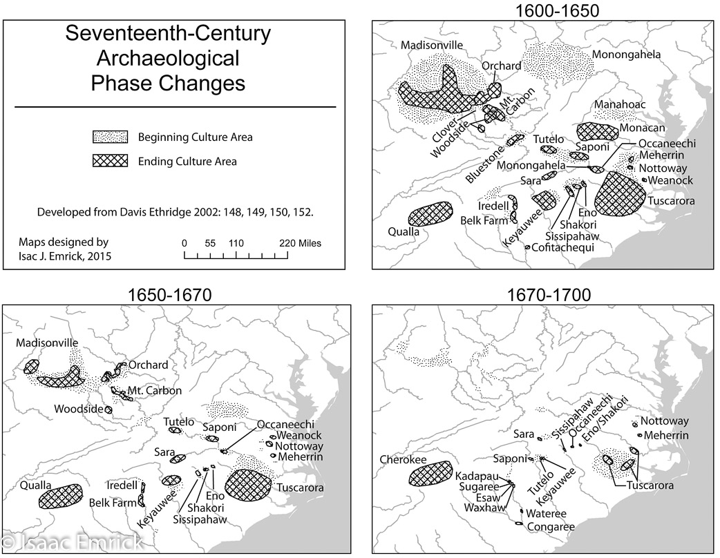 Seventeenth Century Archaeological Phase Changes